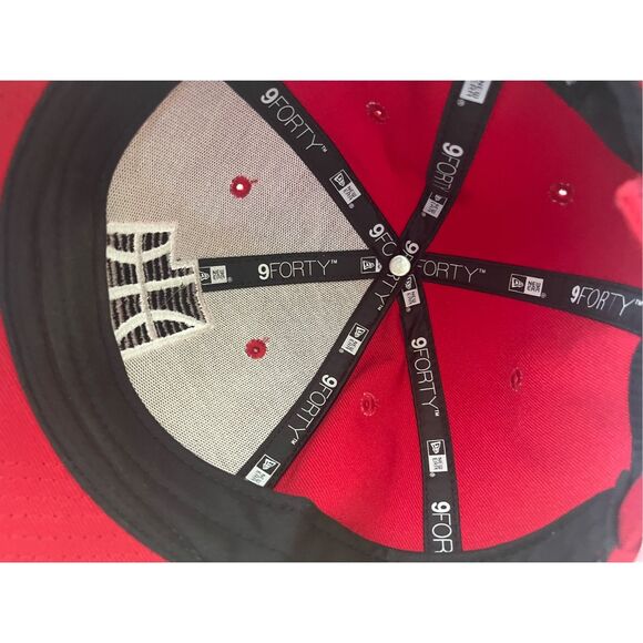 NWOT New Era Men's Utah Jazz Red Edition 9Forty Hook & Loop Adjustable Cap - Picture 5 of 12